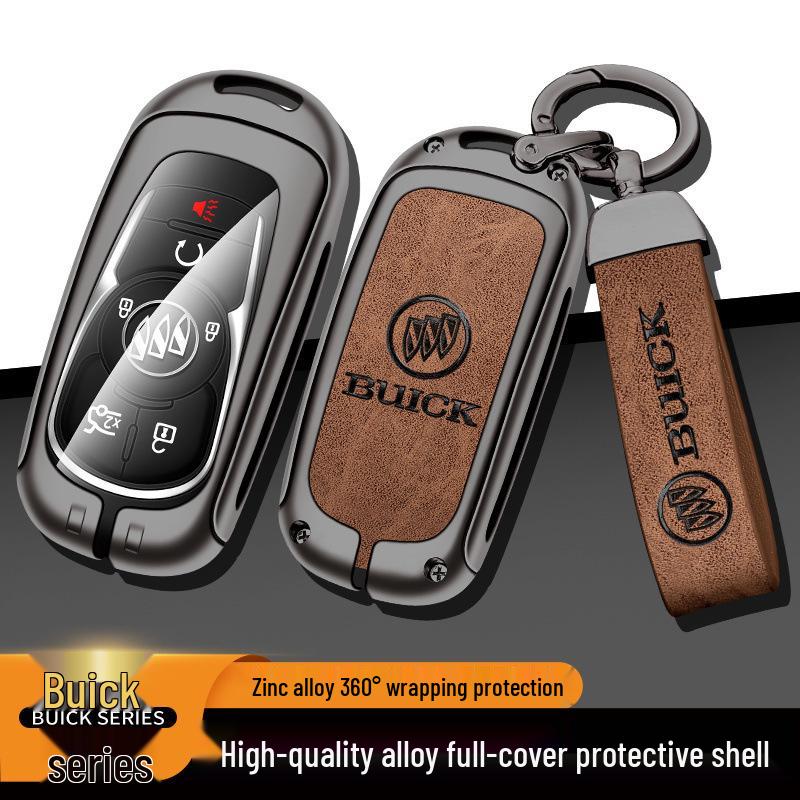 Buick Metal Key Cover for Regal, LaCrosse, Envision, GL8, and Yinglang GT.