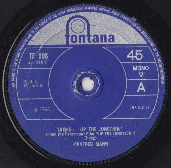 

7inch Record MANFRED MANN - Theme Up The Junction TF908 Fontana 1968 UK Rock Used