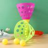 Kids Toss Catch Ball Toy with Launchers Parent-Child Interactive Throwing Ball Boys Girls Playground Indoor Outdoor Activity Game