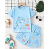 Children's Short-sleeved Two-piece Set
