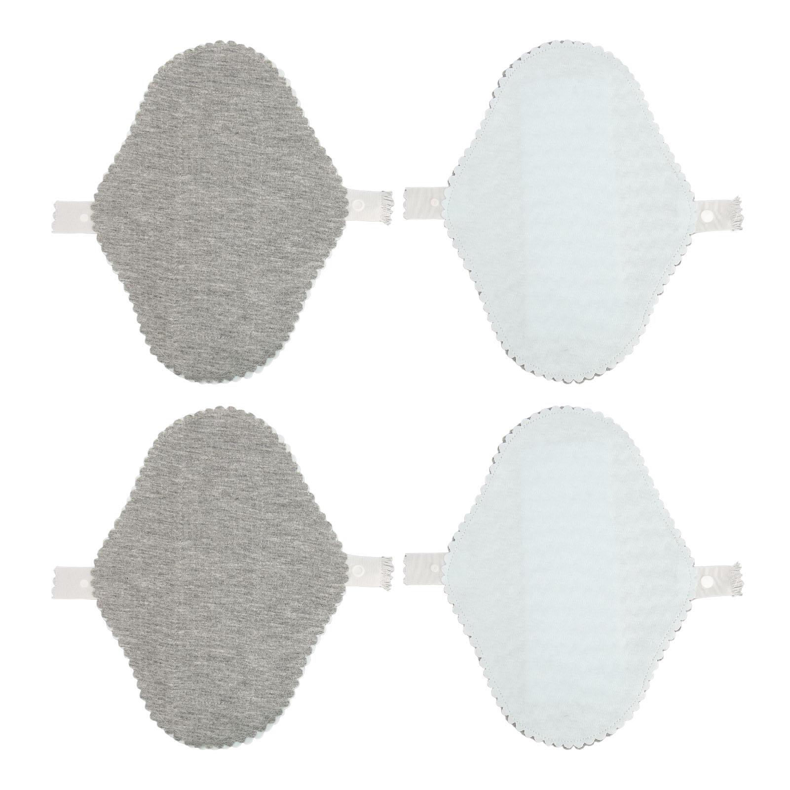 

4 шт. многоразовые менструальные прокладки, моющиеся женские прокладки, непротекаемые, обычной впитываемости, дышащие для S(for 2-4kg)