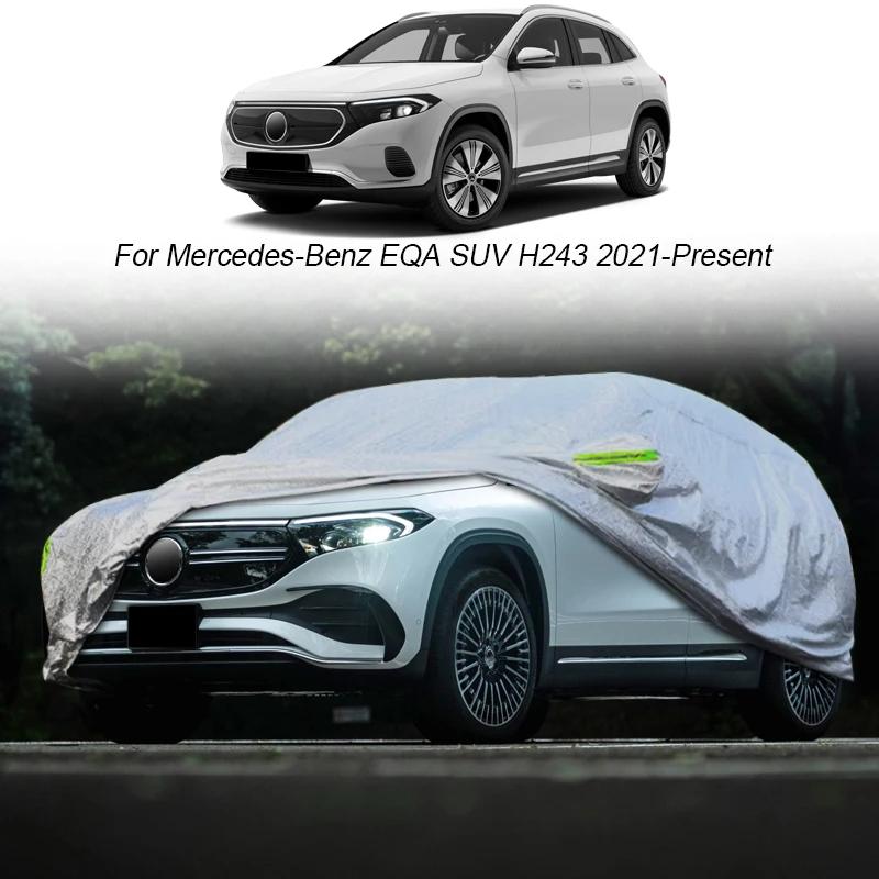 Car Cover Rain Frost Snow Dust Waterproof Auto Accessory For Mercedes-Benz EQA H243 EQB X243 EQC N293 EQE V295 EQS SUV V297