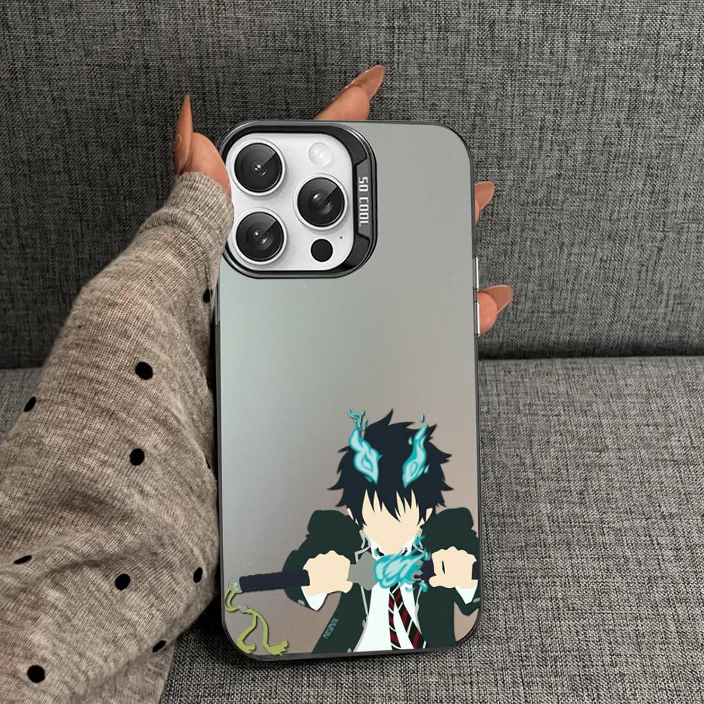 Anime Ao no Exorcist Okumura Rin Phone Case For iPhone 16 15 14 13 12 11 Pro Max X XR XSMAX 8 7 Plus Matte Shockproof Back Cover