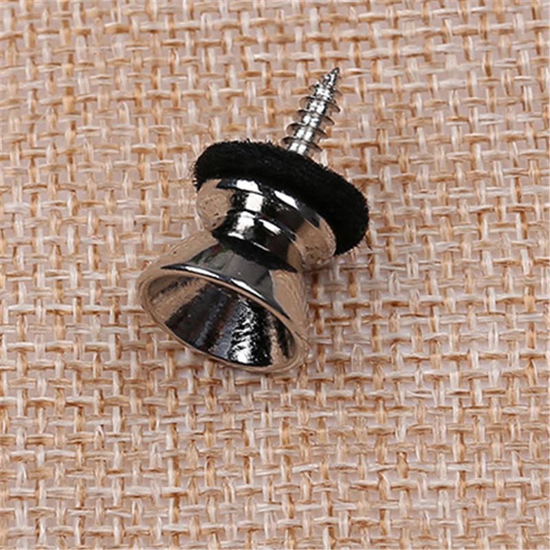 Chitară metalică cu buton pentru bas electric, curea de blocare, cuiere metalice, capăt ukulele, cataramă de blocare, pini, piese, accesorii pentru chitară, multicolore