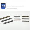2Pcs Adjustable Arabic Number Letter Price Display Stand Scratch Resistant Price Cube Tag for Bakery Shop Price Labeling