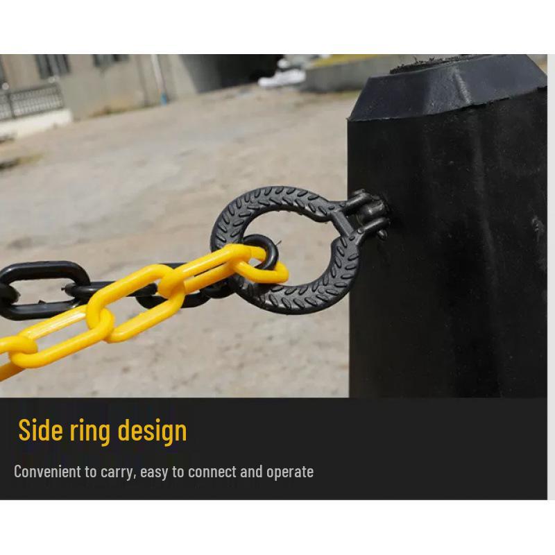 70CM Reflective Rubber Traffic Cone with No Parking Sign and Anti-Collision Feature