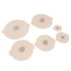 6 szt. Pokrywki do puszek na żywność Klasa spożywcza Odporne na ciepło Uszczelniające Szczelne Silikonowe Pokrywki przyssawkowe Pokrywka na garnek do garnków patelni misek Beżowe