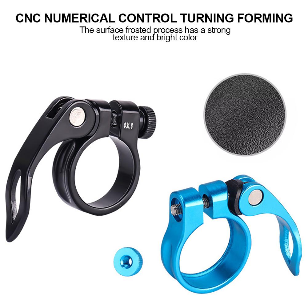 Clemă de șa pentru bicicletă super ușoară, din aliaj CNC, clemă de șa pentru bicicletă de munte, din titan, pentru 27,2/30,8/31,6 mm