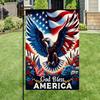 Patriotic Eagle God Bless America Ag Garden Ag ANM