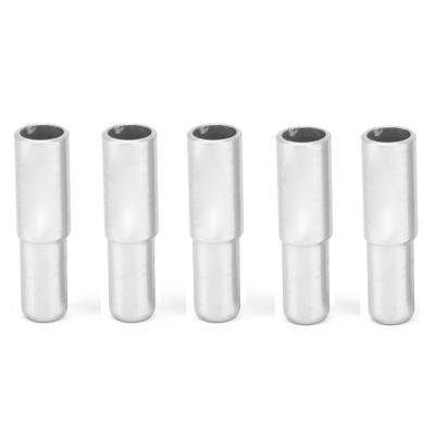 DUUTI 5 Piezas Aleación de Aluminio Tapa de Tubo para Cable de Freno de Bicicleta para Cables de Freno de 5 mm Tapas Accesorios Plata