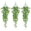 Artificial Ivy Hanging Vine Plastic Plants Grass Leaves for Home Indoor Outdoor Garden Door Wall Wedding Party DIY Decoration