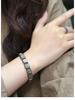 Zhakiram Unisex Retro Braided Wealth God Bracelet - Trendy, Cool Square Plate Design