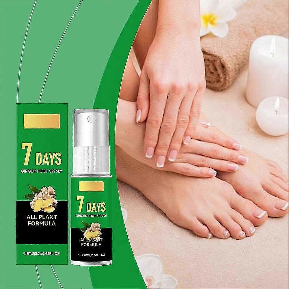 Mild, Refreshing And Moisturizing Foot Ginger Nourishing Spray