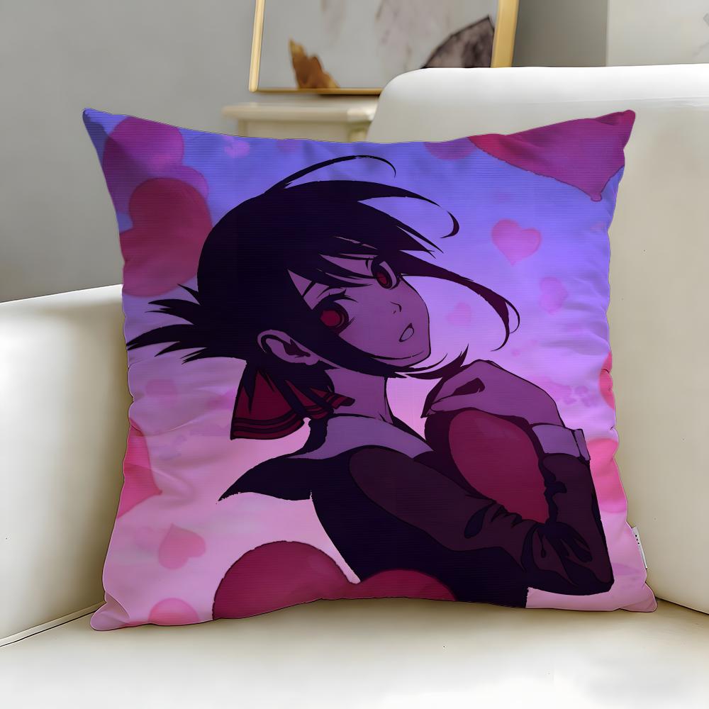 popular anime Kaguya S-sama Love Is War Cushion Cover Soft & Easy-Wash Pillow Case – Versatile for Couch, Bed, Travel and Office