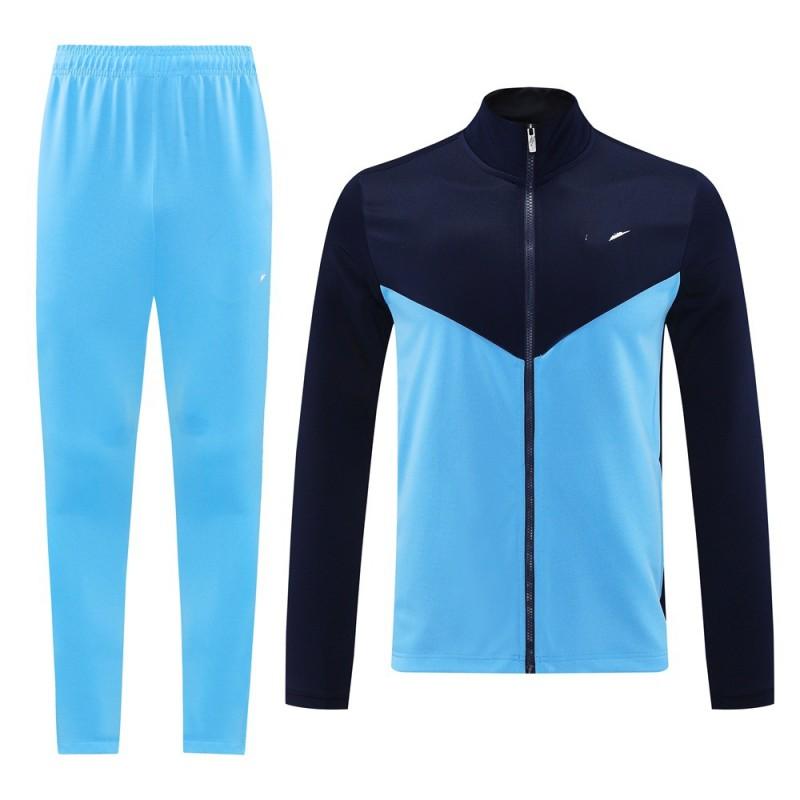 AJ Tracksuit Set Long Zip Football Training Suit No Team Men Women Sportswear