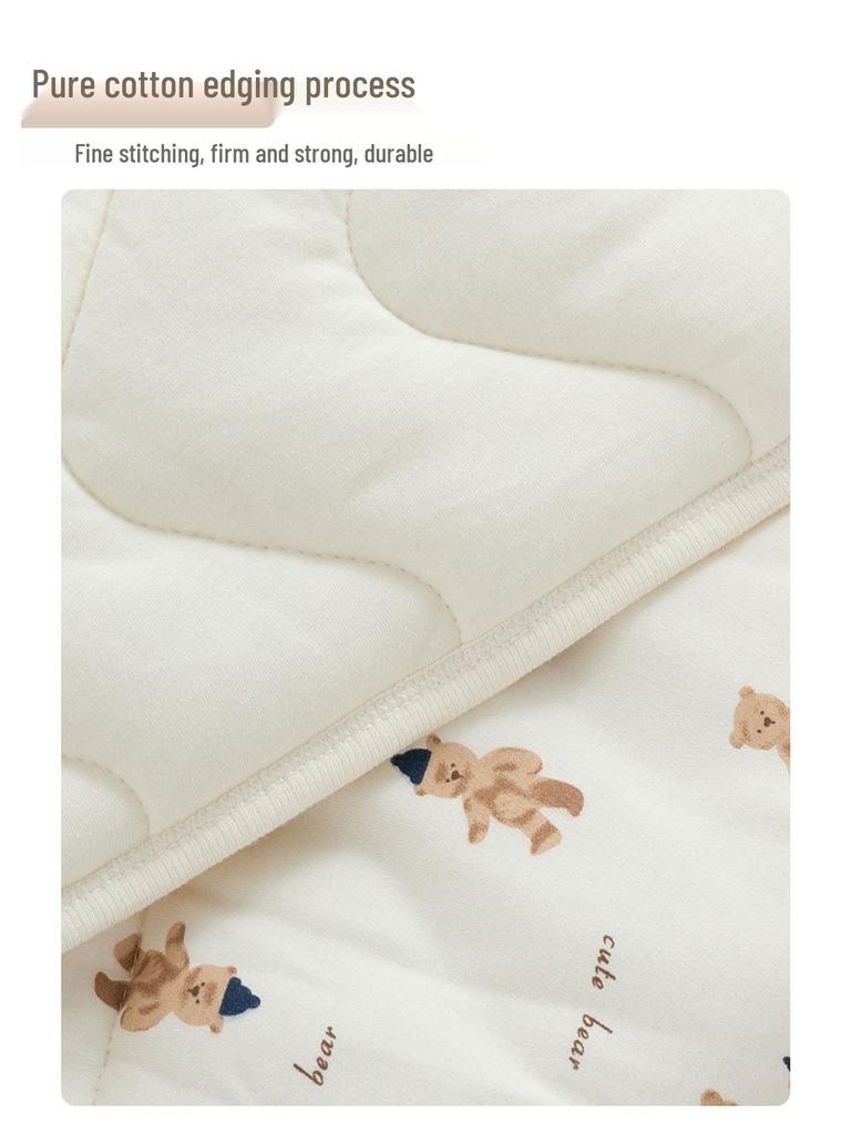 Pure Cotton Thickened Newborn Swaddle Blanket for Autumn/Winter - A-Class Mother-Baby Grade