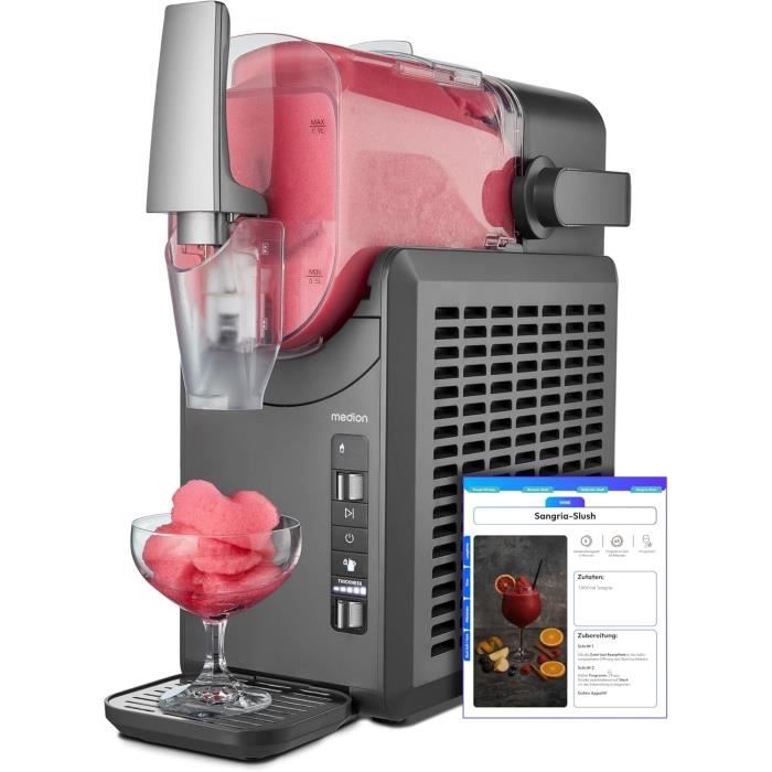 Macchina per bevande ghiacciate e granitate MEDION - MD12090 - Capacità 2,6L - 5 programmi - 200W