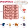 1pcs Cartoon Baby Silicone Mold Candy Soft Candy Making Mold Baking Cake Decoration Candy Chocolate Mold