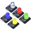 10mm LED Module Indicator Lights - Red Yellow Blue Green White - for Arduino, ESP32, ESP8266, Raspberry Pi - 5 Pieces Smart Electronic Building