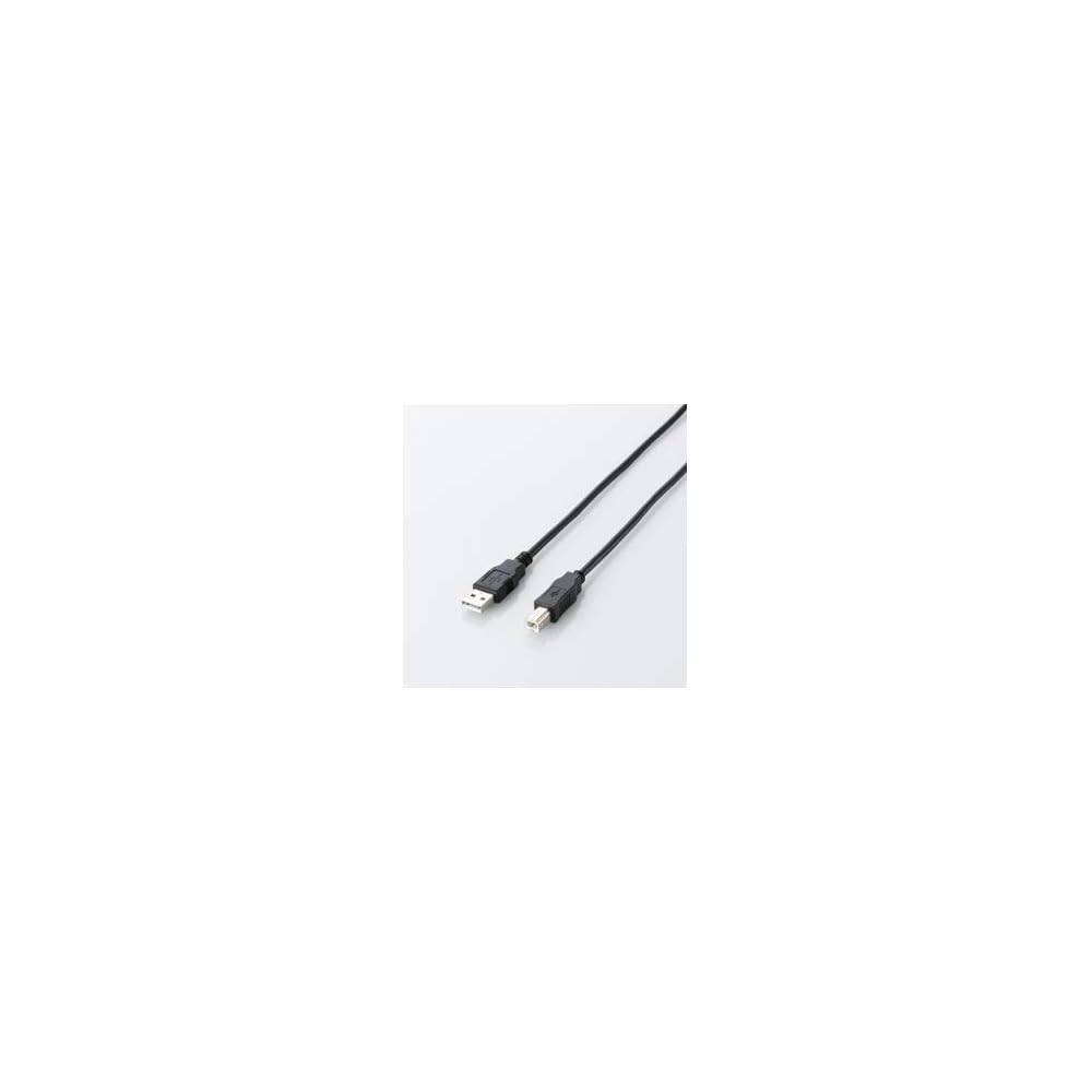 (6 упаковок) Экологичный USB 2.0 кабель ELECOM (Тип АВ) U2C-JB10BK