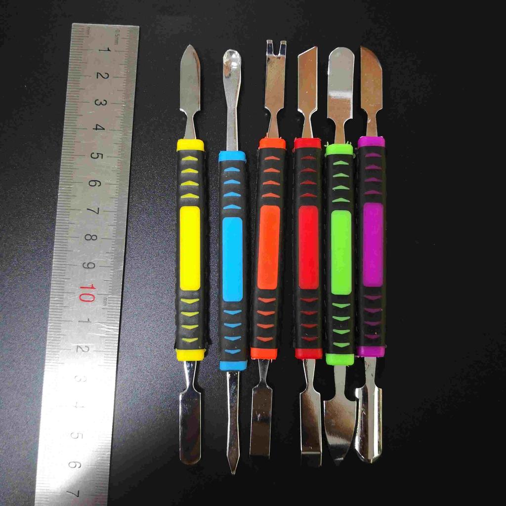 Stainless Steel Prying Opening Repair Tool Kit For Mobile Phone Notebook Dual Heads Metal Spudger Hand Tools Sets 6pcs/set