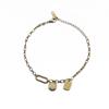 18K Gold Stainless Steel Foot Jewelry Does Not Fade Three-Dimensional Smiley Face Square Little Prince Pendant Anklet Jewelry