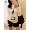 Women's Slim Fit Long Sleeve Purple T-Shirt for Spring/Autumn