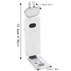 Clip On Book Light USB Rechargeable Book Light For Bed Eye Caring 3 Color Stepless Dimmable 80 Hrs Runtime Lightweight Clip On