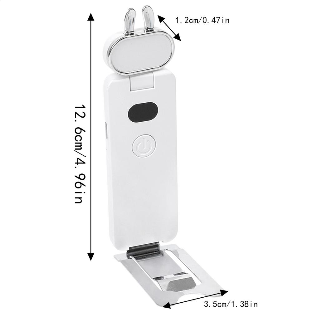 Clip On Book Light USB Rechargeable Book Light For Bed Eye Caring 3 Color Stepless Dimmable 80 Hrs Runtime Lightweight Clip On