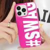 Creative SWAG Letters Phone Case for iPhone 17 16 15 14 13 12 11 Air Pro Max X XS XR XSMax 7 8 Plus PC Cover Funda Capa Coque