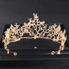 Baroque Vintage Crystal Crown Tiara Rhinestone Princess Butterfly Prom Crowns and Tiaras Bridal Wedding Hair Accessories Jewelry