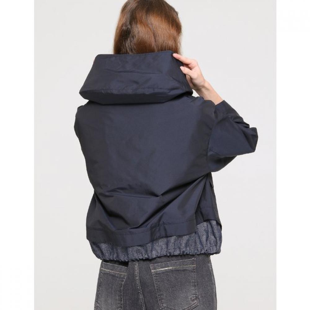 SON JUNG WAN Logo Beading Denim Block Jumper Zjp6363010