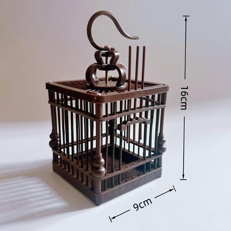 Portable Handmade Grasshopper Cage Plastic Woven Cricket Hanging Racks Cricket Cages Insect Cultural And Amusement Gift A2