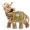 Traditional Chinese Feng Shui Lucky Elephant Statue Resin Animal Sculpture Elephant Figurine Ornament Home Decoration