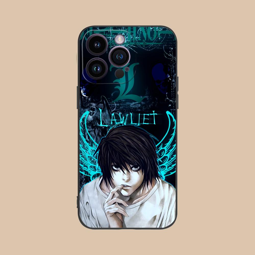 Death Note L Lawliet Handyhülle für iPhone 17 16 15 14 13 12 11 X XR XS 8 7 Air Pro Max Plus Mini Bunte Hülle Hülle