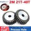 Roată Dințată Cilindrică 2M-21 22 23 24 25 26 27 28 29 30 31 32 33 34 35 36 37 38 39 40 Dinți 2 Mod Roată Dințată Cilindrică Angrenaj Motor 45 Oțel