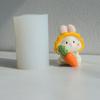Cartoon Rabbit Chocolate Silicones Molds Cute Rabbit Fondant Decors Molds for DIY Decoration Making Soap Candle
