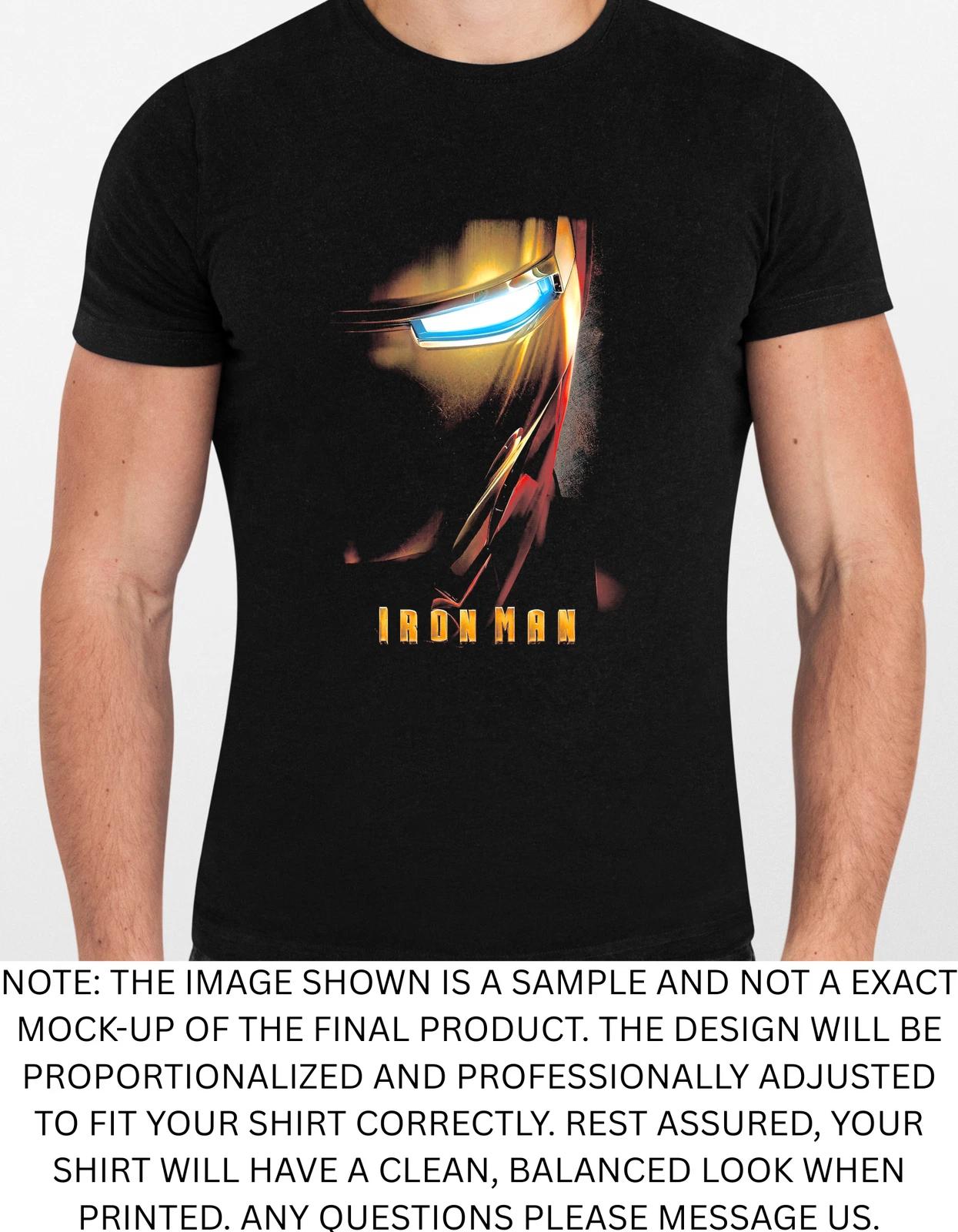 Men s and Women s T-shirts Iron Man 3 Graphic M