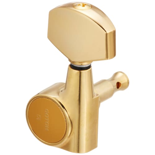 Scud Schaller-type Tuners, 1st String Side, Bulk, Gold, 07202G-BR