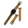 Versatile Leather Strap with Crazy Horse Pattern for Apple and Samsung Smartwatches
