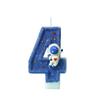 Luminous Astronaut Cake Toppers: Creative Digital Candle Decorations