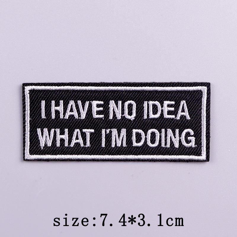 Punk Embroidered Patches For Clothing Heart Patch Iron On Patches On Clothes Animal Embroidery Patch Hook Loop Stickers Badges