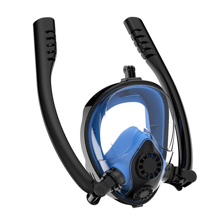 Ny dykkermaske Scuba Undervanns Anti-dugg Helmaske Snorkelmaske Kvinner og menn Svømmeutstyr
