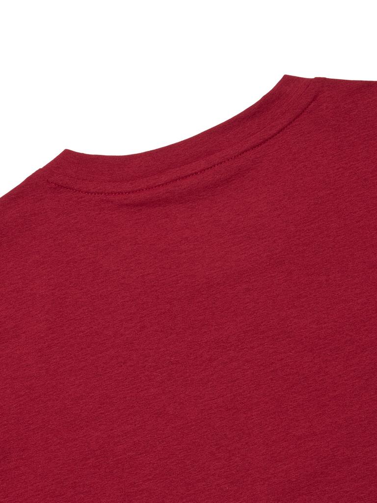 EIDER Brise Uni Graphic Short Sleeve Round Neck T-Shirt_Dark Red
