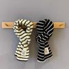 Children Neck Scarves with Stripe Pattern Warm Knitted Neckerchief Versatile for Children Fashionable Winter Accessories