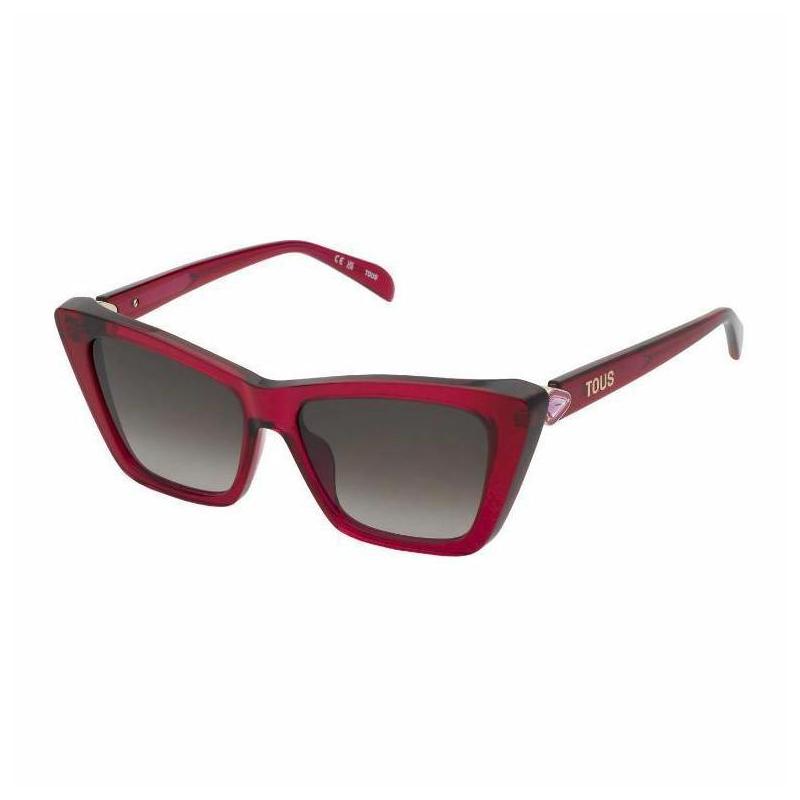 TOUS Full frame design, butterfly sunglasses, same style for men and women, couple style, red STOB82S540AFD