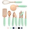 Trinket Set Kitchen Tools Accessories Gadgets Garlic Press Grater Kitchen 7-piece Set Rose Gold Baking Tool Whisk Egg Mix Tool