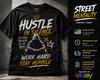 Hustle In Silence Graphic Motivational Streetwear Urban Tee Unisex T-Shirt