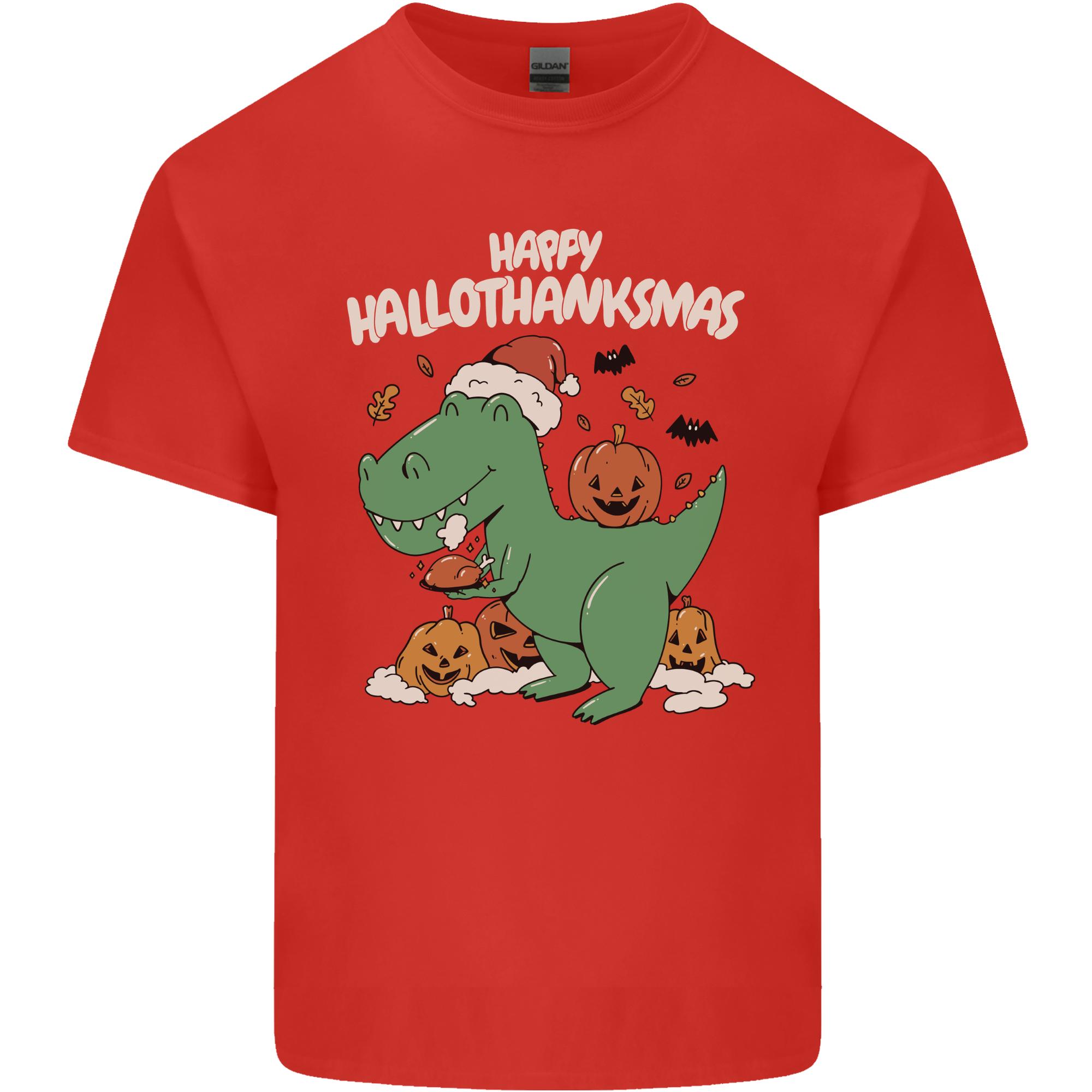 Funny Christmas Halloween Thanksgiving TRex Unisexs Light Cotton TShirt S