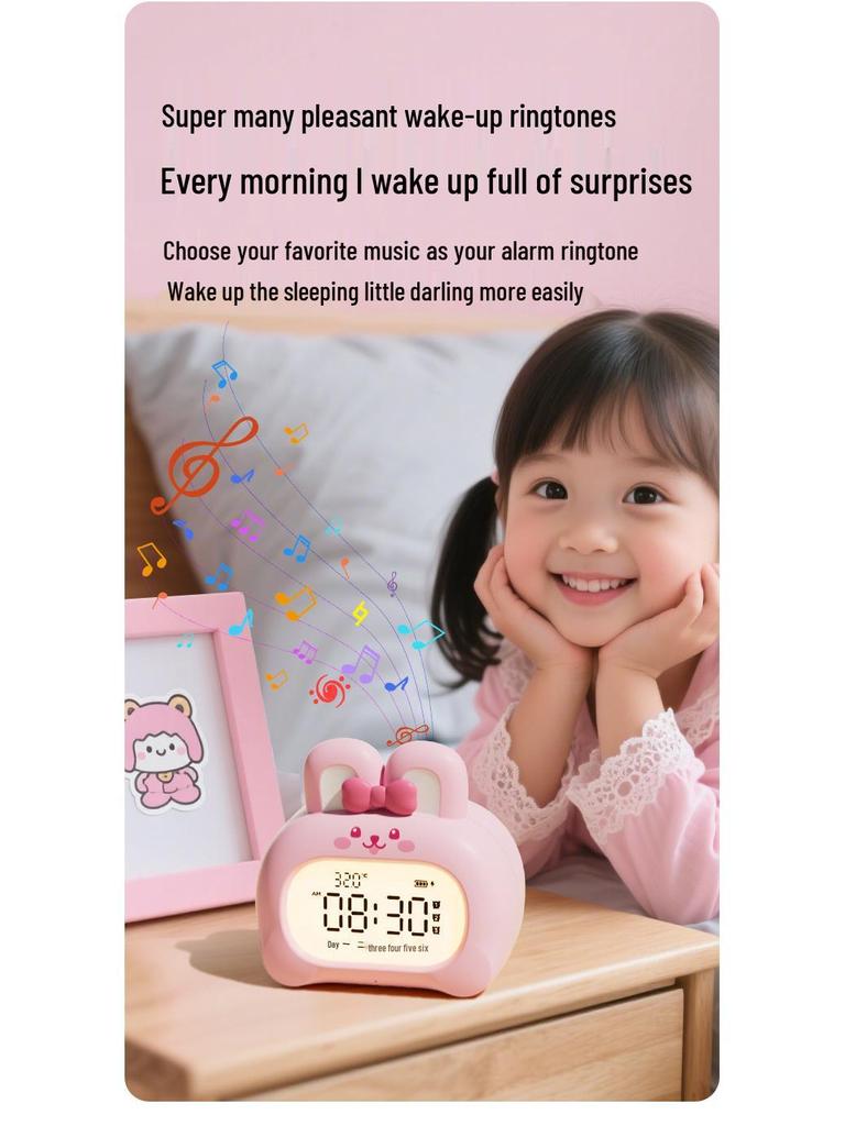 Smart Alarm Clock 2026: Rechargeable Voice-Activated Wake-Up Tool for Students